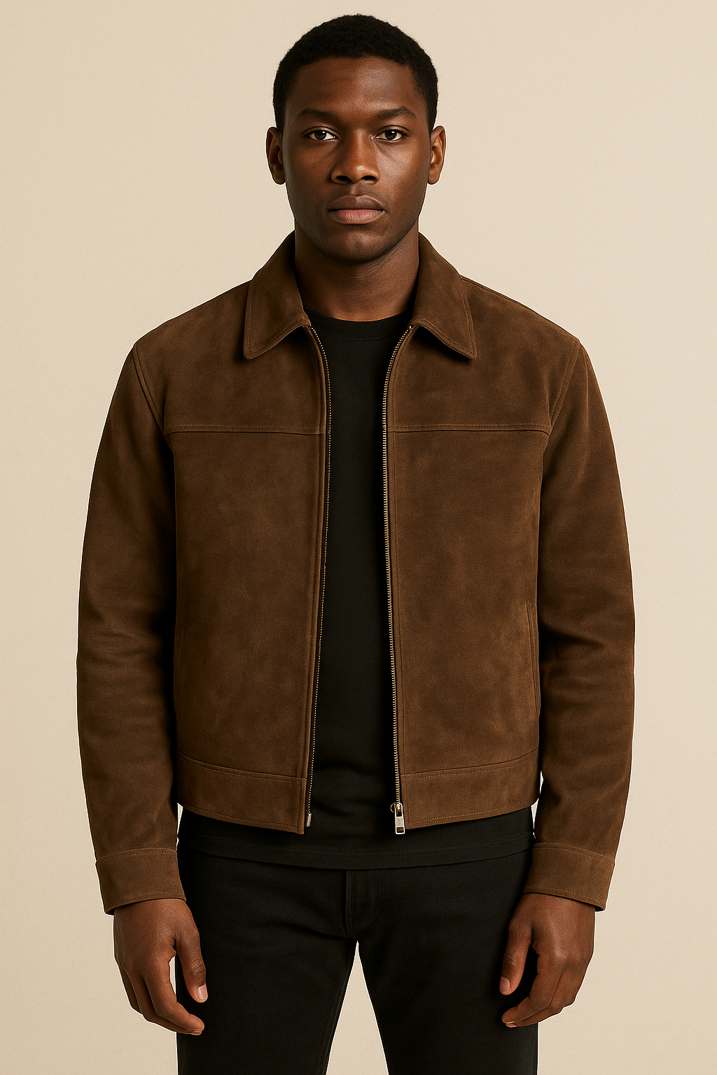 Sixmilude Loose American Retro Lapels Jacket For Men