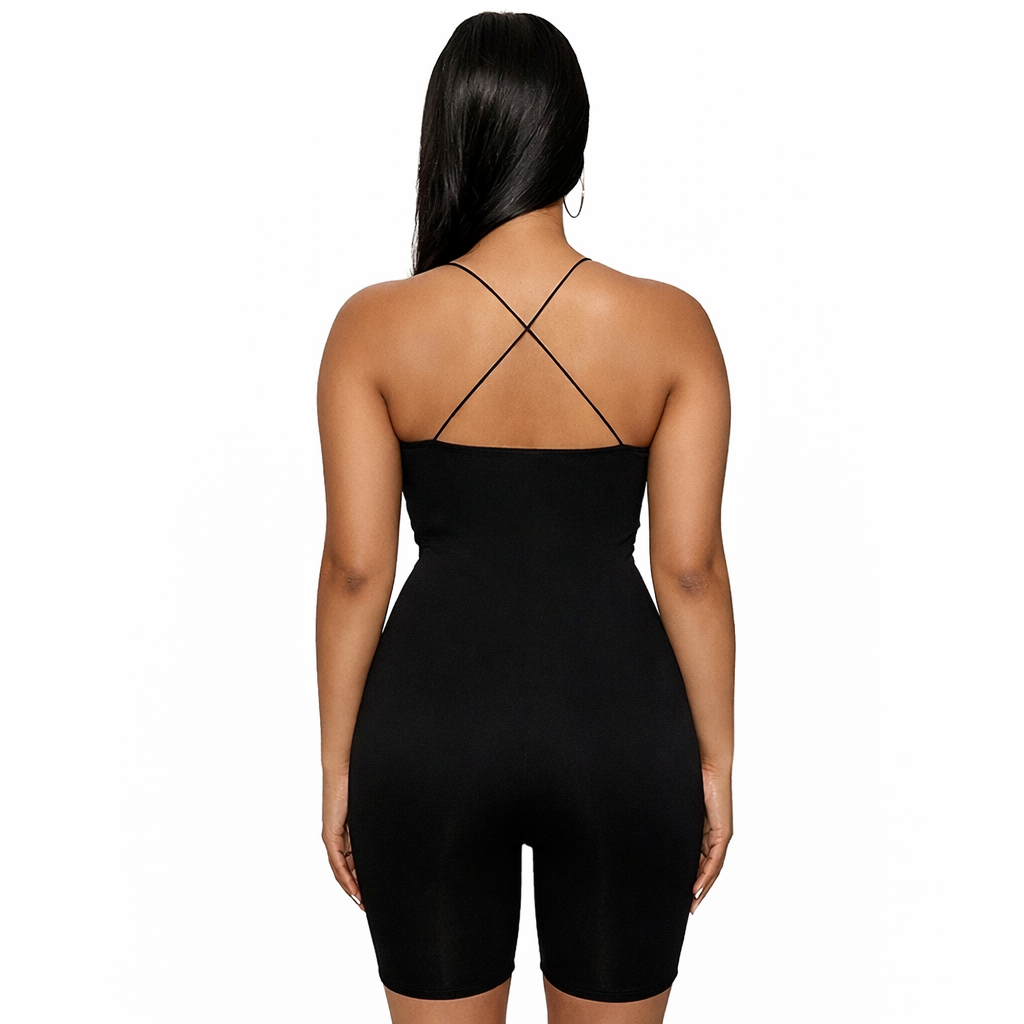 Snatched Romper Jumpsuit for Women – Stretch Bodycon One Piece