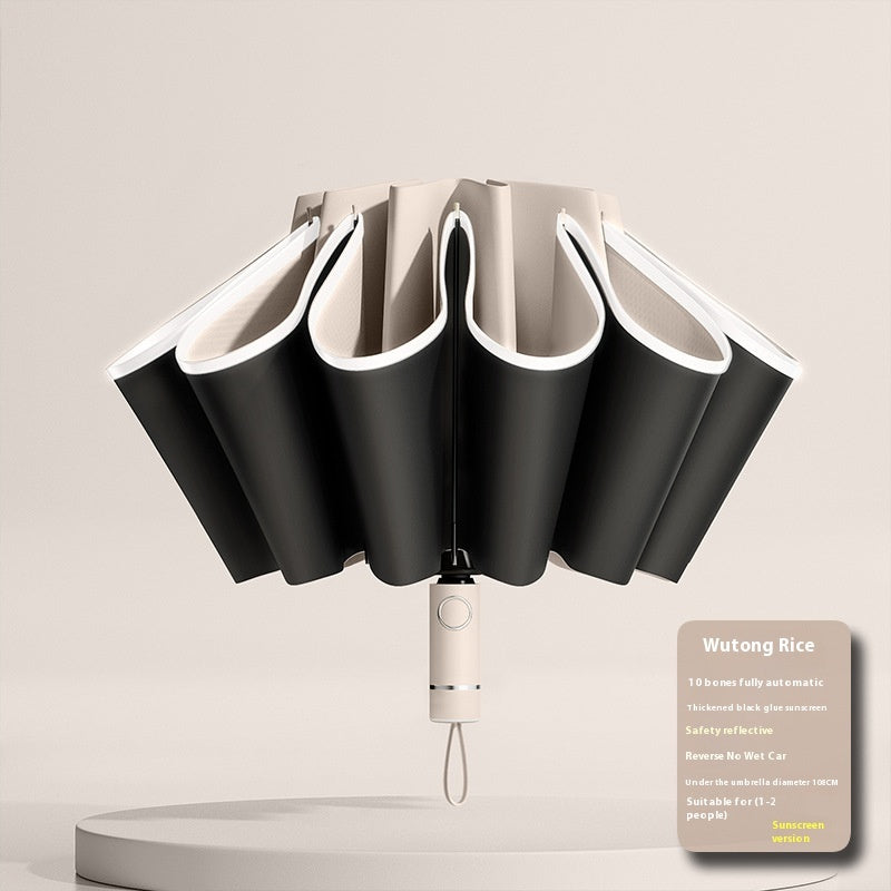 Fully Automatic Reverse Sunny And Rainy Sun-proof UV Umbrella