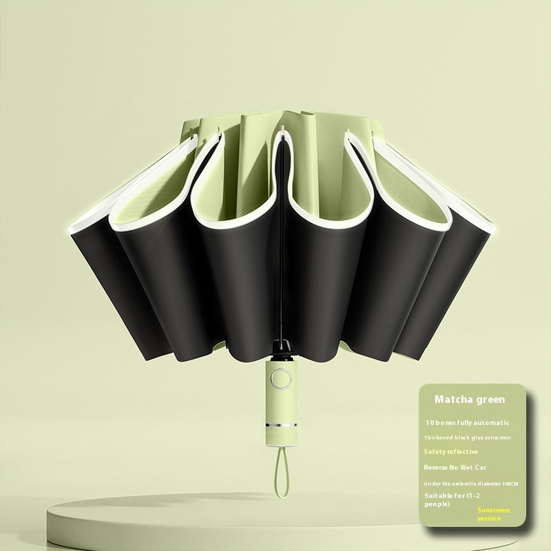 Fully Automatic Reverse Sunny And Rainy Sun-proof UV Umbrella