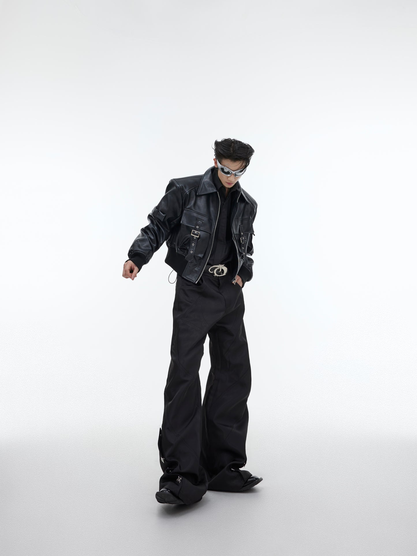 Liquid Gloss Micro Flare Pants – Deconstructed Fit