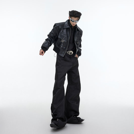 Liquid Gloss Micro Flare Pants – Deconstructed Fit