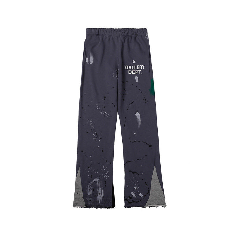 Paint Splatter Bootcut Sweatpants