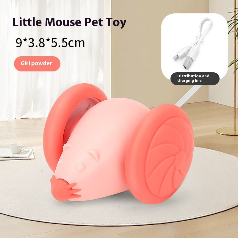Sixmilude Mouse Toy USB Rechargeable Luminous Electric
